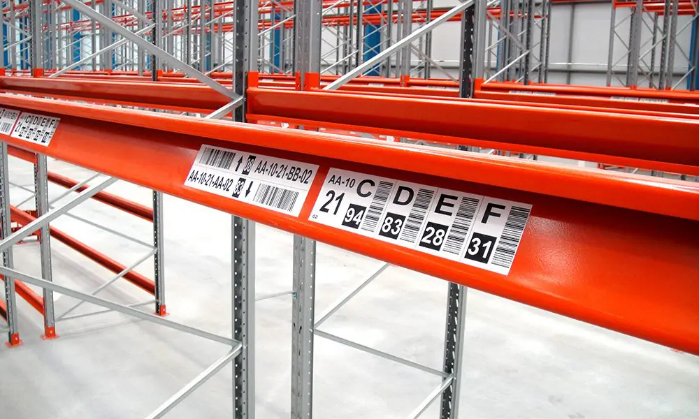 Rack Location Labels