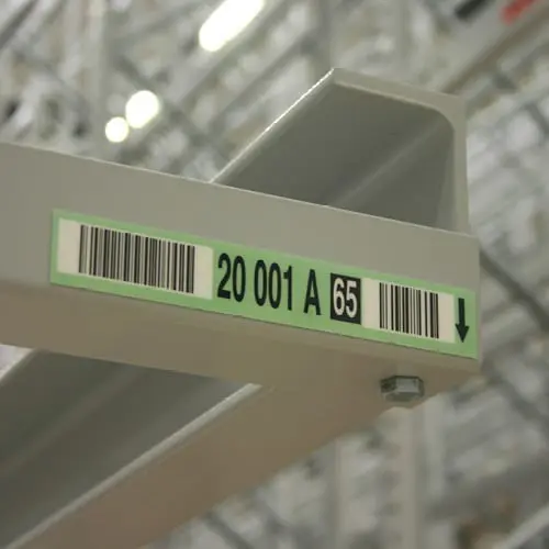 Cold Storage Rack Labels