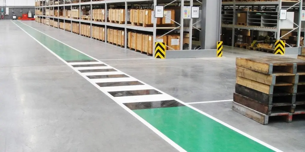 Line Striping Walkway