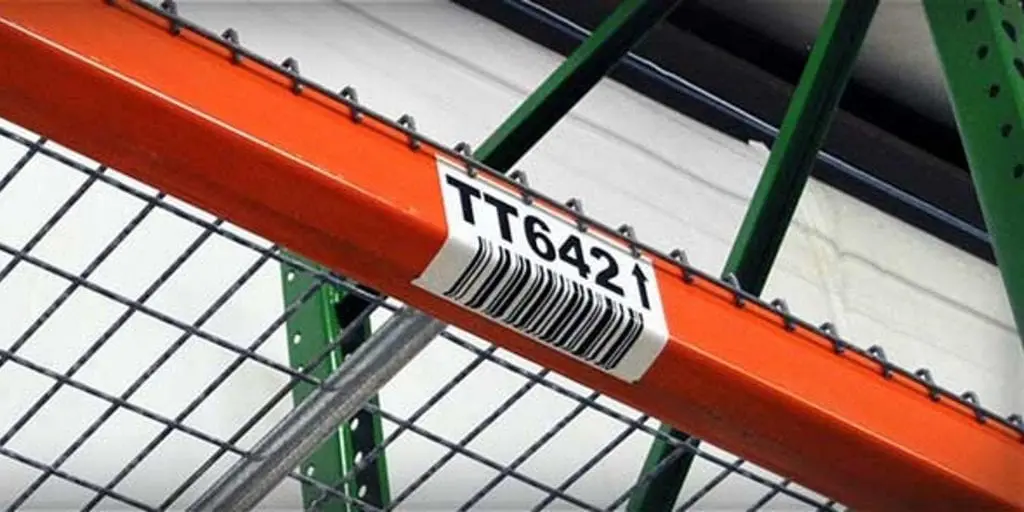 Retro Reflective Rack Labels