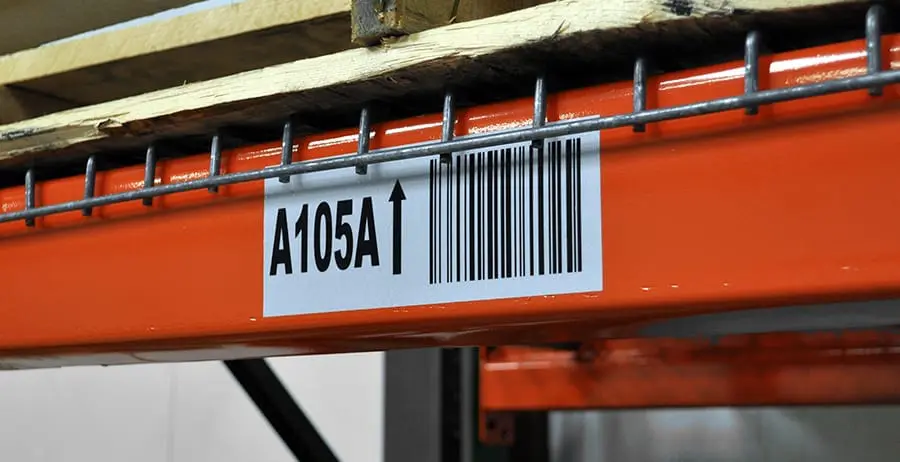 Retro Reflective Rack Labels