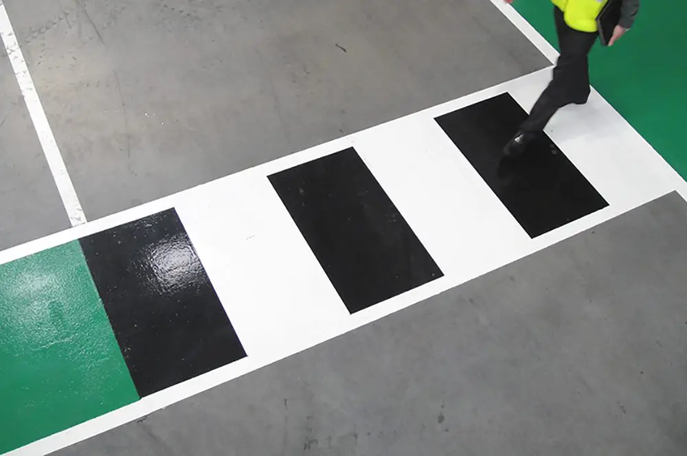 Warehouse Striping Walkways