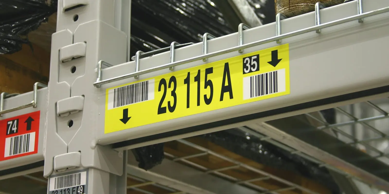 Pallet Rack Location Labels