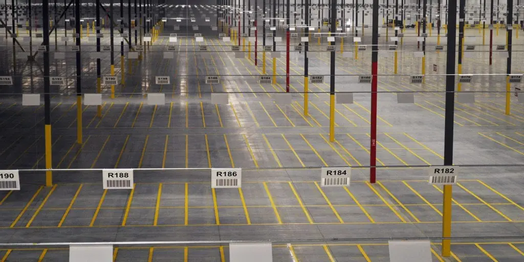 Warehouse Barcode Signs CA