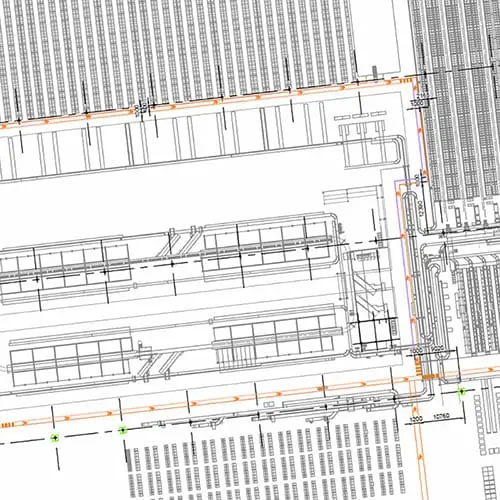 Warehouse Line Striping Drawings and Layout Planning