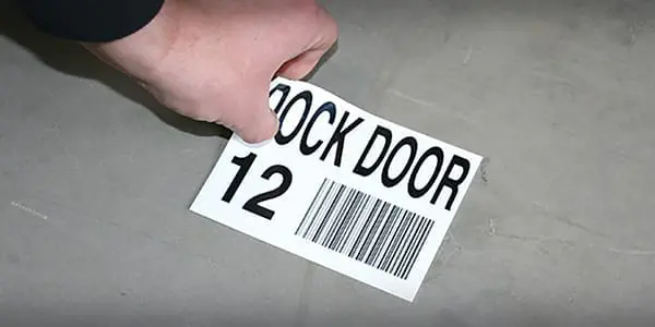 Adhesive Floor Labels