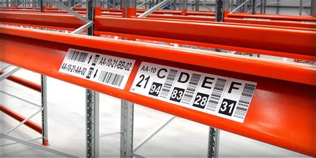 Rack Location Labels