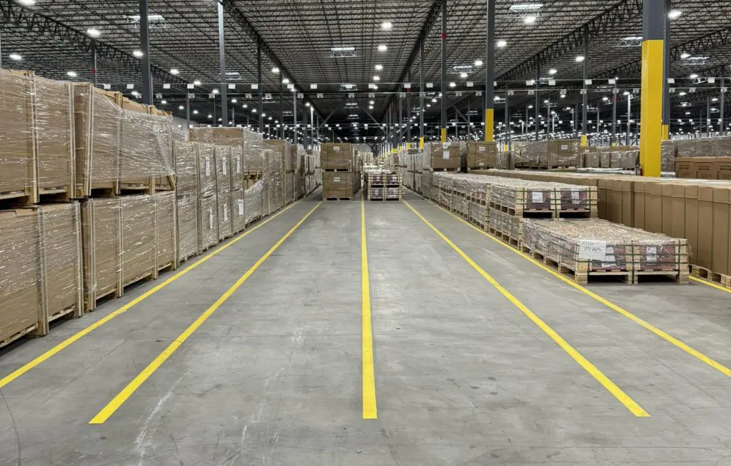 Shot Blast Line Striping