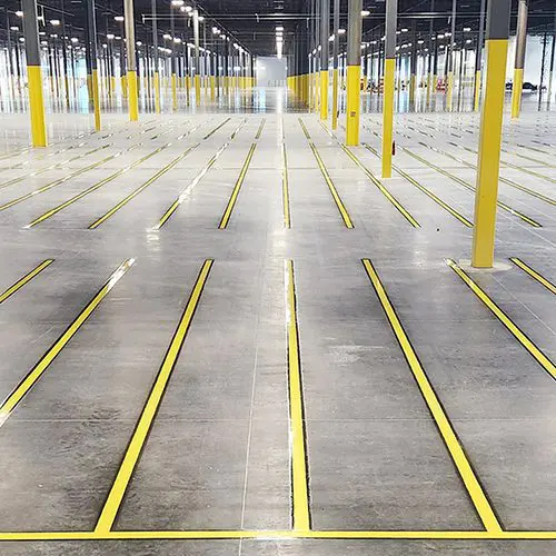 Clear-Coat Floor Marking