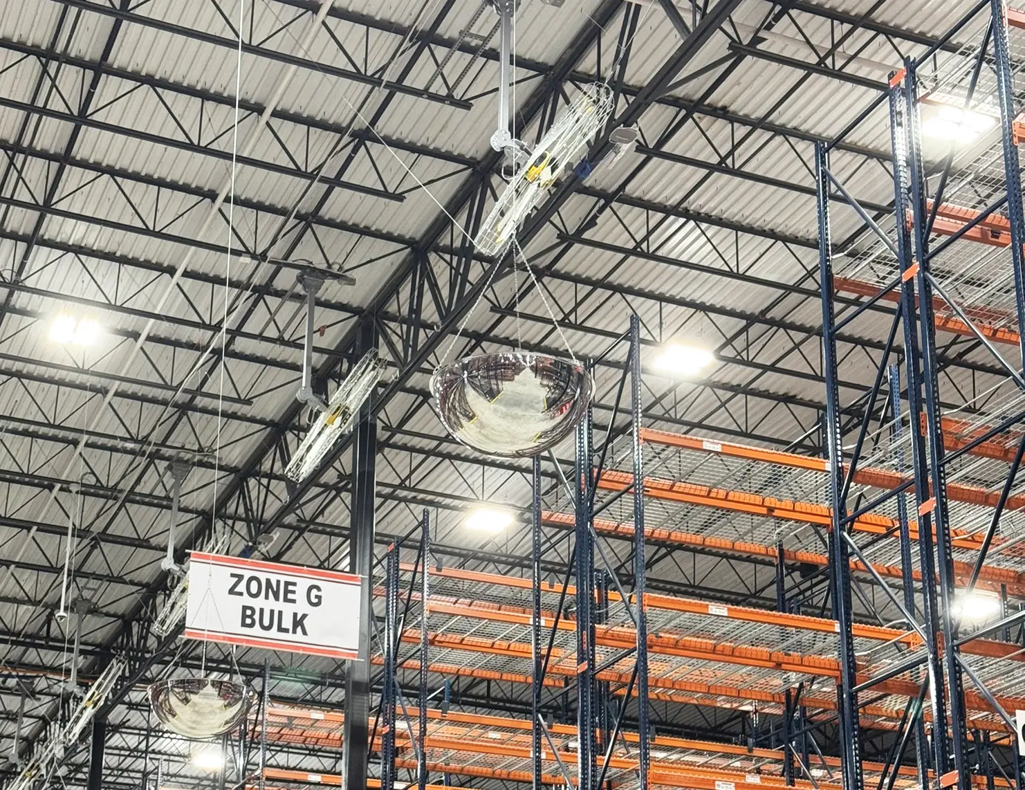 Warehouse Safety Mirror