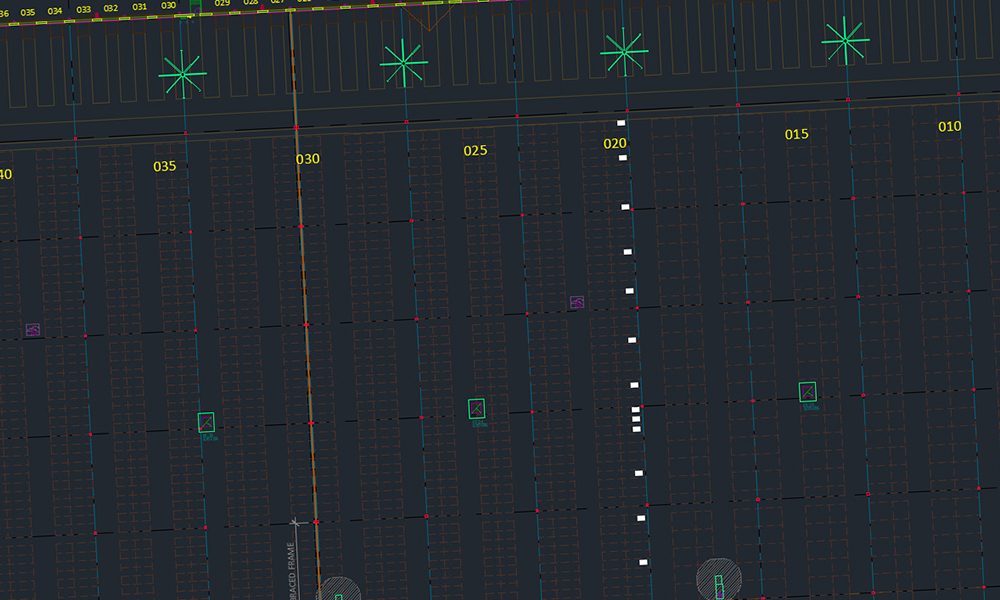 Line Striping Drawing