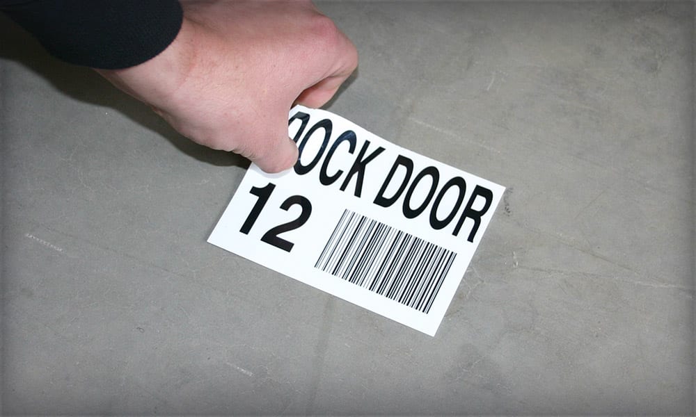 Adhesive Floor Labels