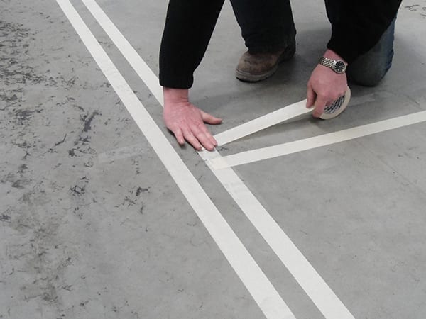 Floor Tape Installation