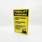 Forklift Parking Instructions