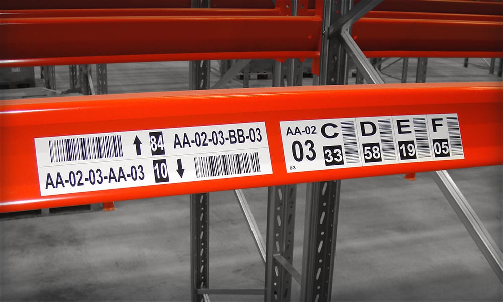 Rack Location Labels