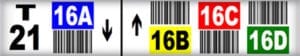 Multi Level Rack Labels