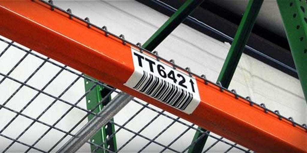 Retro Reflective Rack Labels