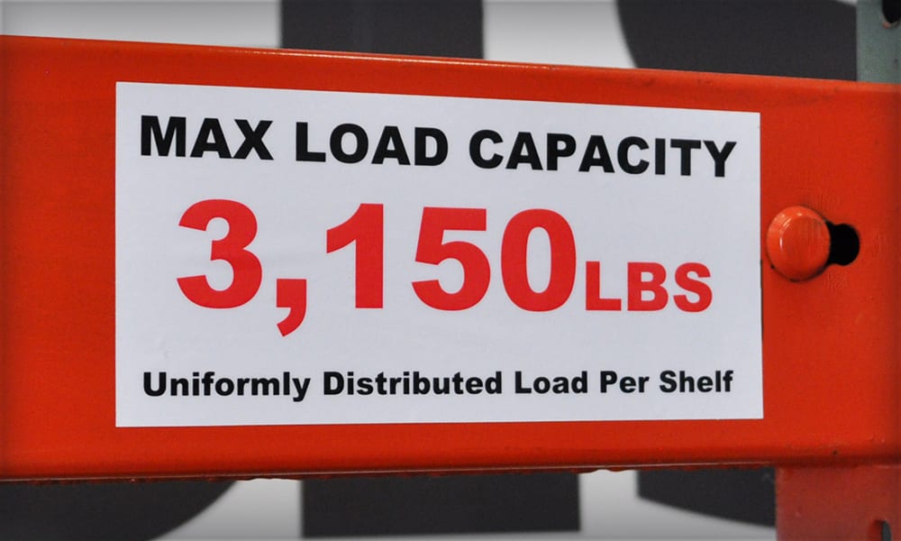 Rack Load Label