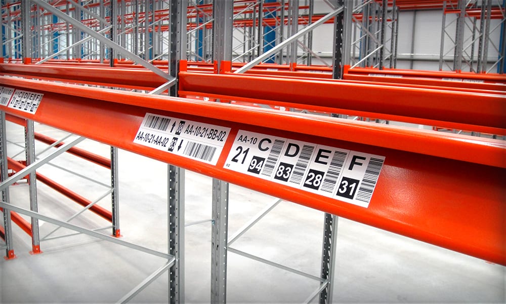 Magnetic Strips for Warehouse Bay and Racking labelling