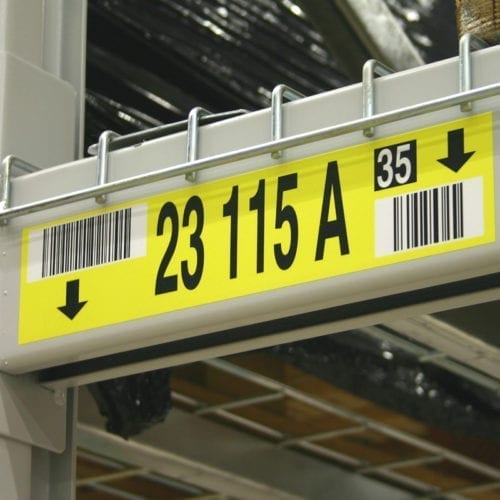 Pallet Rack Location Labels