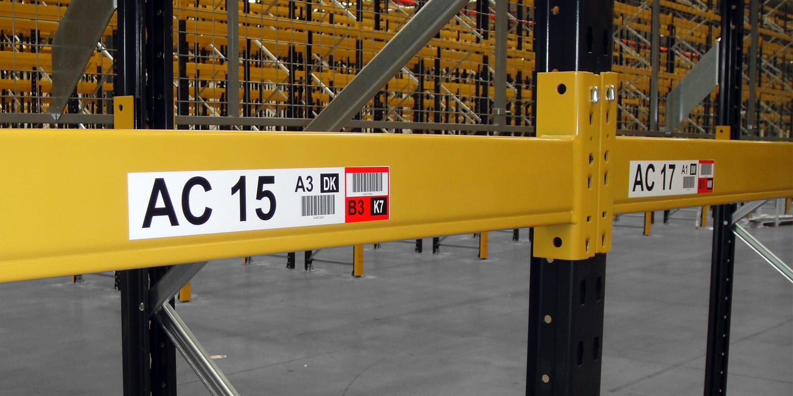 Rack Labels, Signs and Striping in Tampa ASG Services