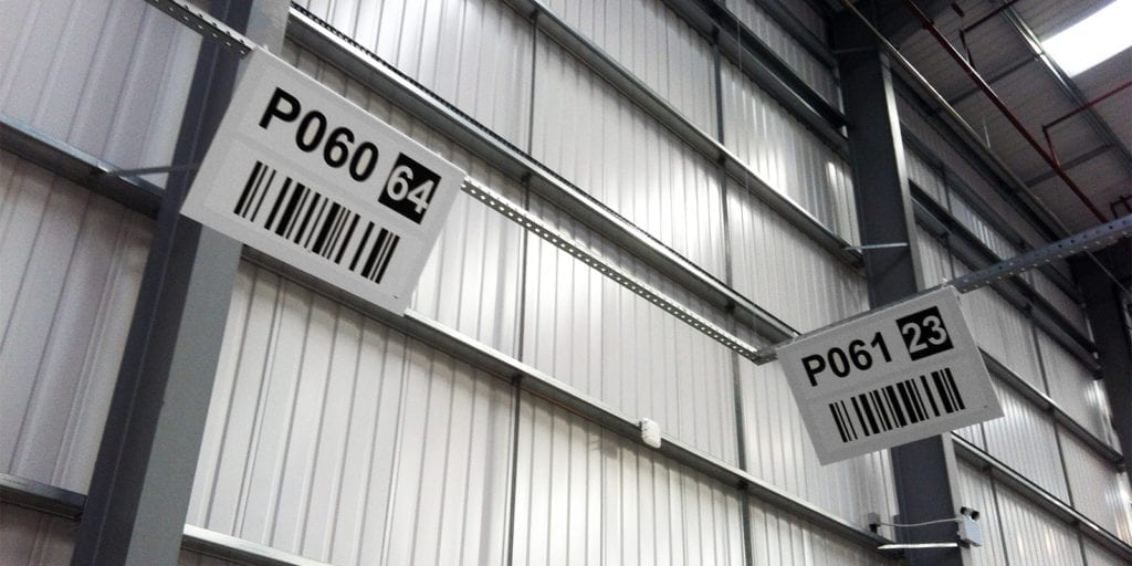 Warehouse Barcode Signs Tampa