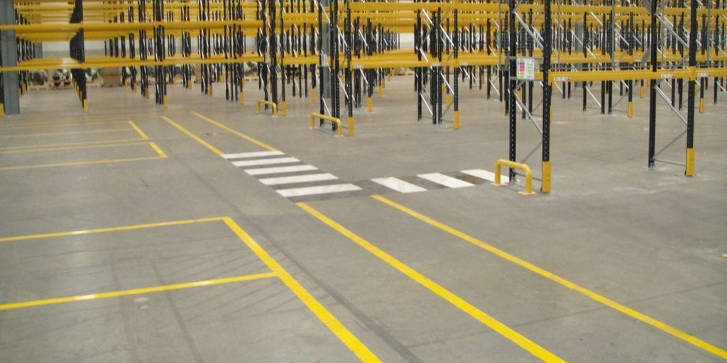 Warehouse Line Striping Tampa