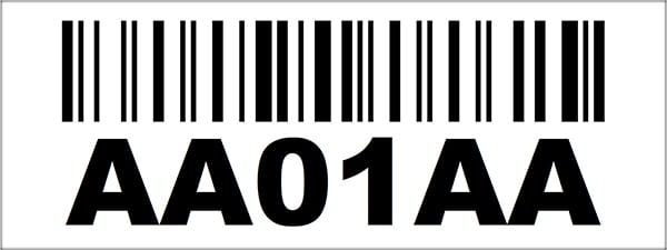 2.25x6 Linear Barcode