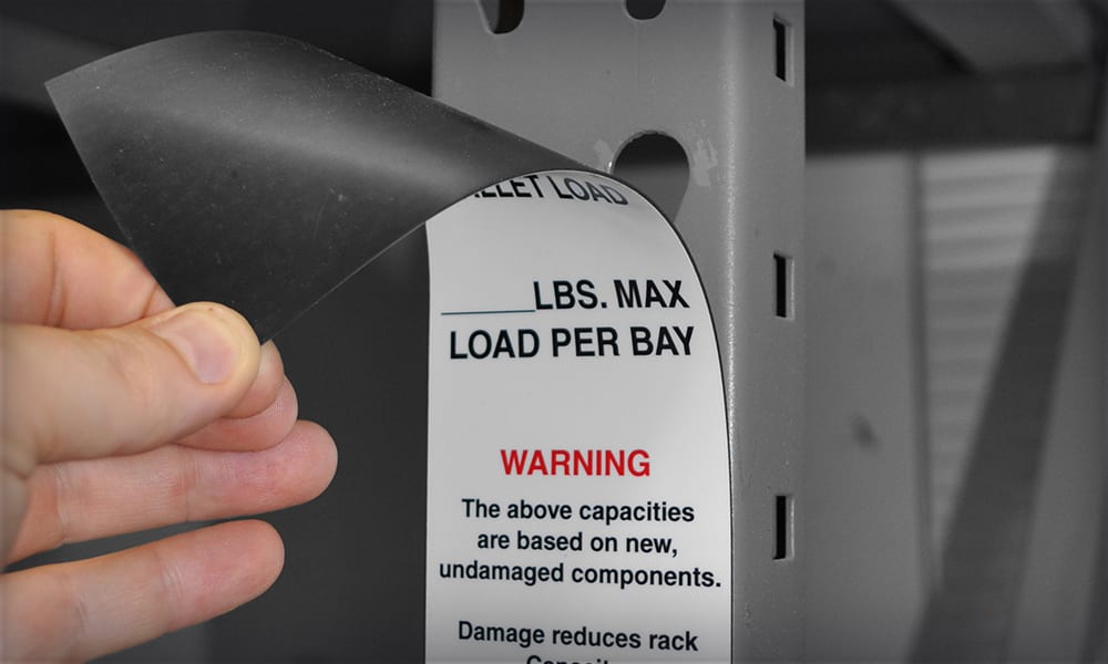 Magnetic Rack Load Labels