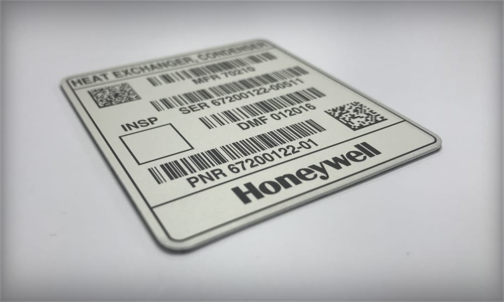 Metal Barcode Labels