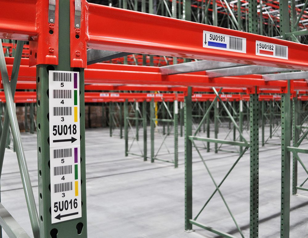 Beam Frame Rack Labels