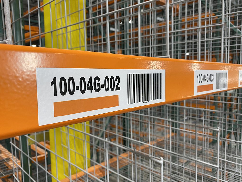 Rack Beam Labels