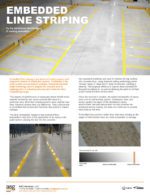 Embedded Line Striping