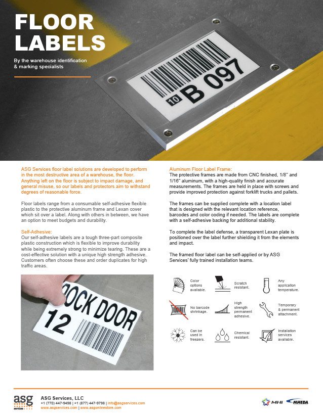 Floor Labels Info Sheet