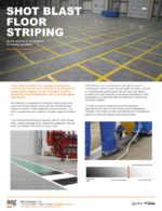 Shot Blast Floor Striping